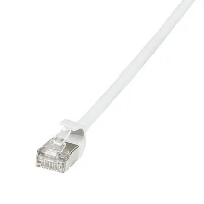 Zdjęcie produktu dla Logilink Patchkabel CAT6A U/FTP TPE SlimLine weiß 1,5m