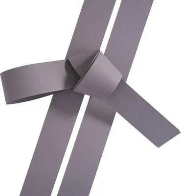 Produktbild von XXL Fröbelsterne, 4 cm, 17 Streifen Steingrau