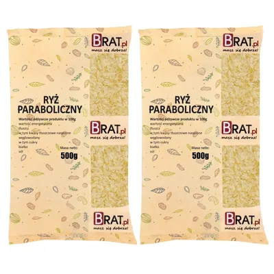Zdjęcie produktu dla Ryż paraboliczny 1kg (2x500g)