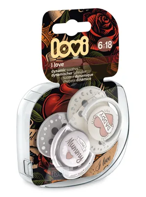 Immagine prodotto di LOVI succhietto in silicone dinamico I Love 6-18 m 2 pz 22/868