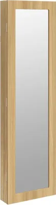 Obrázok produktu pre vidaXL Nástenná šperkovnica so zrkadlom 30x8,5x106 cm