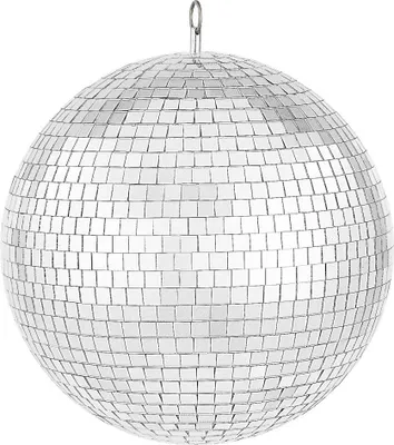 Image de Boule miroir 295 mm - Boule disco - Boule miroir pour éclairage - Boule disco Décoration de scène - Décoration de fête