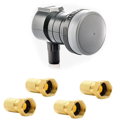 Produktbild von Fuba DEK 117 Single LNB mit 4 F-Stecker für ein Teilnehmer