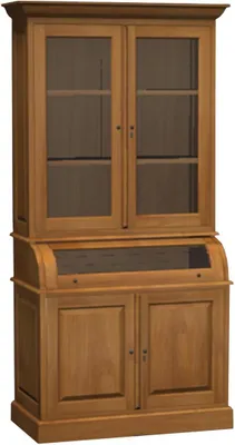 Produktbild von Teako Design Vitrine Vallberga Teakholz Massiv 223x115x56 cm