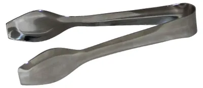 Kohlenzange aus rostfreiem Stahl, 12 cm