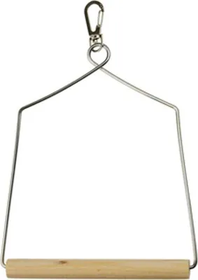 Produktbild von Karlie Schaukel - Vogelspielzeug - Holz/Metall - Natur - 16x24x24 cm