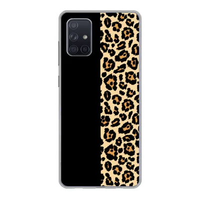Produktbild von MuchoWow® Handyhülle Schutzhülle Hülle für Samsung Galaxy A51 Panther Druck - Design - Tiere Silikon Softcase Handy Hülle - Schutzabdeckung