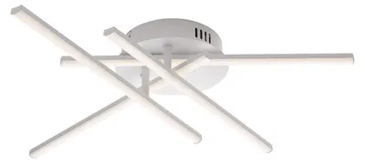 Imagen del producto de Mikado: Lámpara de techo fabricada en metal y aluminio lacado en blanco, con LED integrado. 10 - Ø65 - BL276-PBC