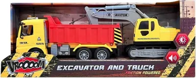 Immagine prodotto di VROOM - Camion ed escavatore