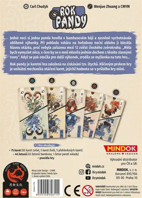 Produktbild von Das Jahr des Pandas – Strategisches Logikspiel für 2-5 Spieler, ca. 25 Min., ab 14 Jahren, Tschechisch