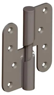 Image de Paumelle hélicoïdale huisserie bois droite 100x86mm - MONIN - 635060