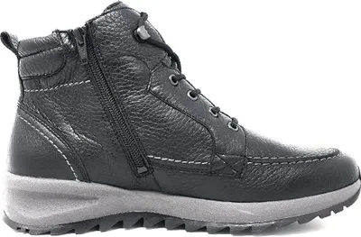 Imagen del producto de Zapatos de hombre Waldläufer, color negro, tipo bota con cordones, para uso casual