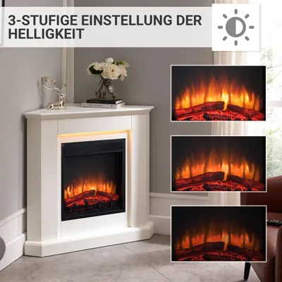 Produktbild von RICHEN EF223A-MT223B Elektro-Kamin, Wandgerät, 2000 Watt, 2 Heizstufen, Echtfeuereffekt