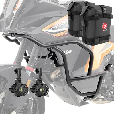 Produktbild von Set Sturzbügel + Scheinwerfer + Tasche für KTM 1290 Super Adventure S