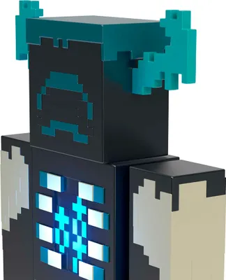 Produktbild von Minecraft The Warden Figur, Actionfigur mit Licht & Geräuschen