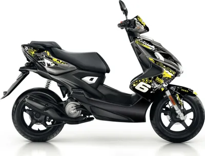 Produktbild von Żółto-czarny zestaw graficzny Stage6 dla Yamahy Aerox po 2013 r