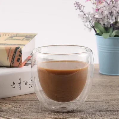Cappuccino Gläserset, doppelwandige Espresso-Gläser, Latte Macchiato-Gläser, Cappuccinotassen, spülmaschinenfeste