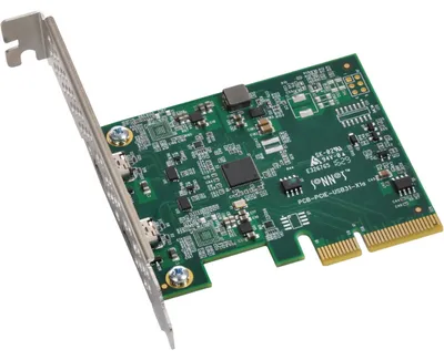 Productafbeelding van Allegro USB-C kaart met 2 poorten, voor PCIe