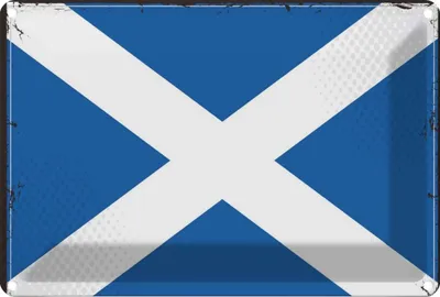 Zdjęcie produktu dla vianmo Blaszany znak 12x18 cm Schottlands Flag Scotland