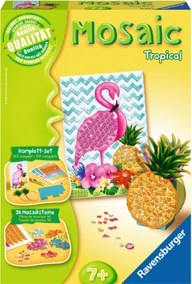Produktbild von Ravensburger Mosaic Tropical - Mosaikbilder für die Kleinen, Tropen