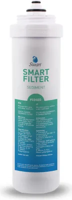 Produktbild von Swan SMART Sedimentfilter mit Schraubkopf für Untertisch-Filtrationssysteme. Entfernt Wasserverunreinigungen und Trübungen, 7570 Liter, 5 Mikron