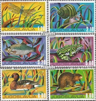 Produktbild von Briefmarken Jugoslawien 1976 Mi 1640-1645 (kompl.Ausg.) postfrisch Einheimische Tiere