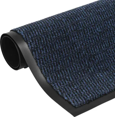 Produktbild von vidaXL Schmutzfangmatten 2 Stk. Rechteckig Getuftet 60x90 cm Blau