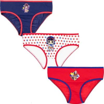 Produktbild von LOL Surprise Kinder Unterhose Slips im 3er Pack – 110/116