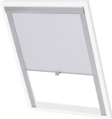 Image de vidaXL Store d'obscurcissement blanc C04