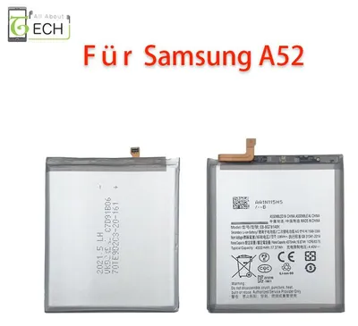 Produktbild von Akku für Samsung Galaxy A52 5G A52s S20FE EB-BG781ABY 4500 mAh Battery Hochwe...