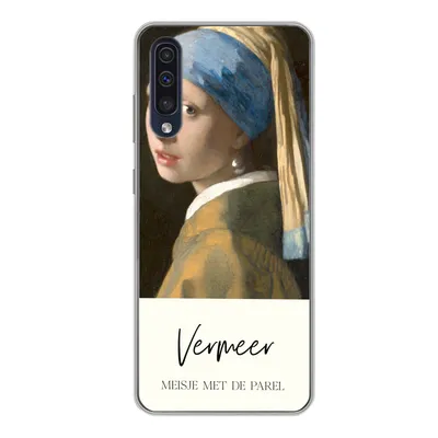 Produktbild von MuchoWow® Handyhülle Schutzhülle Hülle für Samsung Galaxy A50 Das Mädchen mit dem Perlenohrring - Vermeer Silikon Softcase Handy Hülle - Mobiltelefonhülle