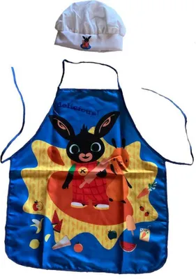 Immagine prodotto di Grembiule da ragazzo con cappello da cuoco Bunny Bing