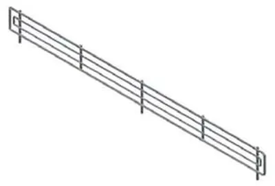Obrázok produktu pre Chrómovaná lišta – 500 mm (dĺžka) x 80 mm (výška)