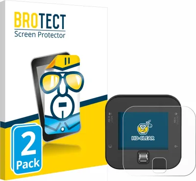 Produktbild von 2x Für ISDT Q6 Retro Schutzfolie BROTECT Displayschutz Display Schutz Folie Klar Transparent