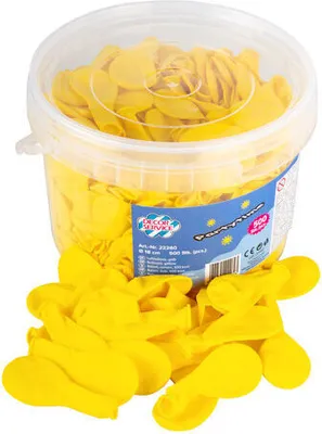 Produktbild von 500 Stück Luftballons, gelb, Ø18cm