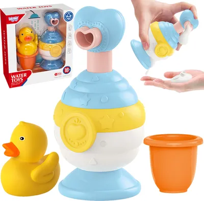Obrázok produktu pre Súprava detských hračiek do kúpeľa Woopie + kačička + dávkovač mydla