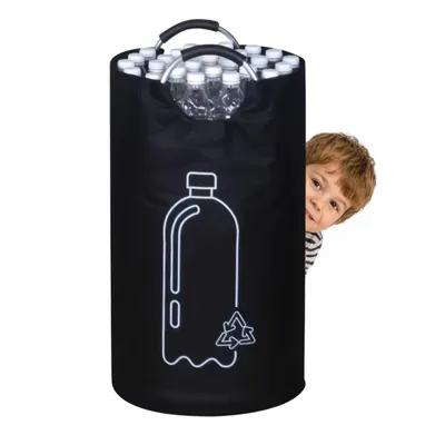Produktbild von ASATO Pfandflaschen-Sammelbehälter faltbar mit Aluminiumgriffen