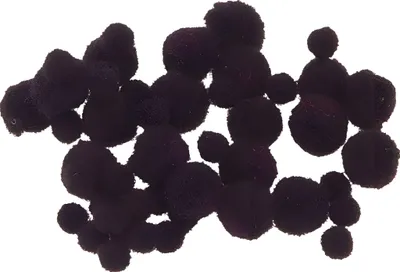 Produktbild von KNORR PRANDELL 212681081 Pompons Ø 8 - 20 mm schwarz