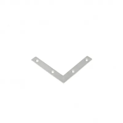 Imagen del producto de Esquina metálica de 75x75x12 mm, galvanizada, para unir placas