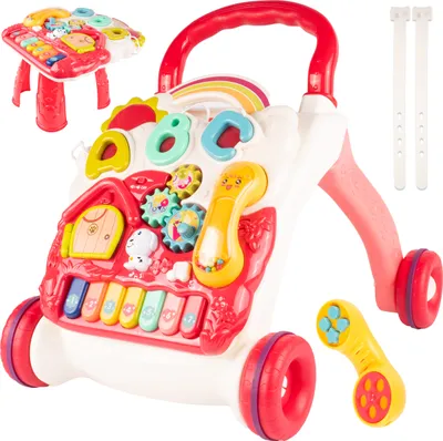 Immagine prodotto di Malplay baby walker Babywalker House Pianoforte Telefono Tavolo educativo Baby walker da 6 mesi
