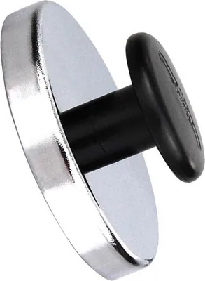 Produktbild von Tifler Rundmagnet mit Knauf und Chromblende, 51 mm, 11 kg