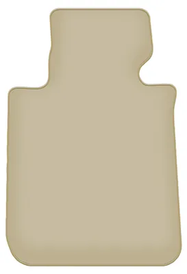Image de Tapis conducteur moquette PREMIUM beige compatible avec BMW 1 E87 (2004-2011, hatchback) – avec fixations – sur‑mesure