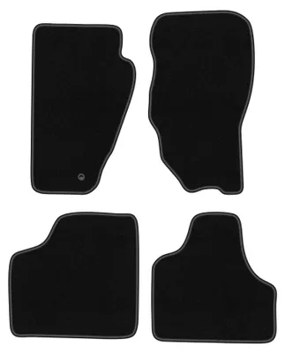 Image de Tapis de sol en moquette pour Dodge Nitro 2006-2011 (SUV) – jeu 4 pièces, noirs, sur mesure – Wielganizator BASIC