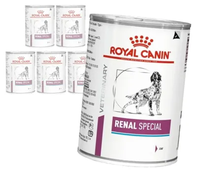 Produktbild von Royal Canin Veterinary VHN Renal Special 6x410g Nassfutter-Pastete für Hunde mit Niereninsuffizienz