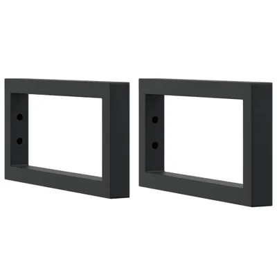 Two black rectangular frames are shown against a white background.