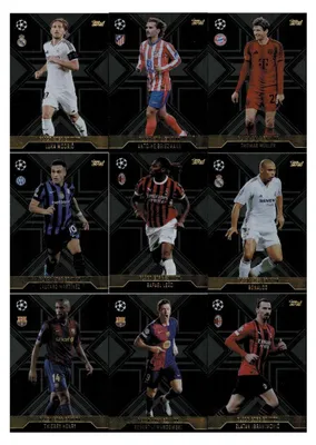 Image de Match Attax Ligue des champions 2024/25 EXTRA - Cartes à collectionner - Les 9 cartes de l'édition Black Edge