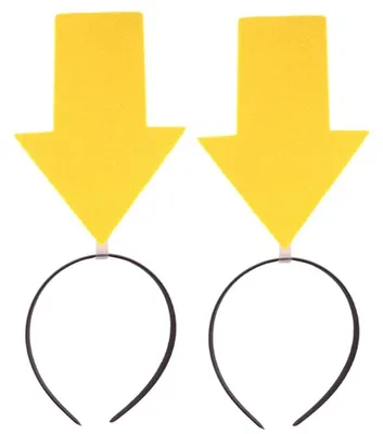 Imagen del producto de Solidchoice - 2 diademas divertidos con diseño de flecha, ideales para celebraciones