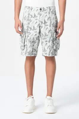 Produktbild von M.O.D Miracle of Denim Ezra Cargo Shorts Shorts Herren Caledon Green Allover