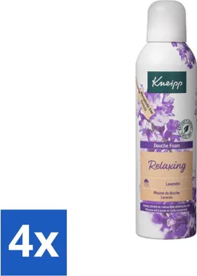 Obrázok produktu pre Kneipp - Sprchová pena - Relaxačná - Levanduľa - 200 ml - Výhodné balenie - 4 kusy