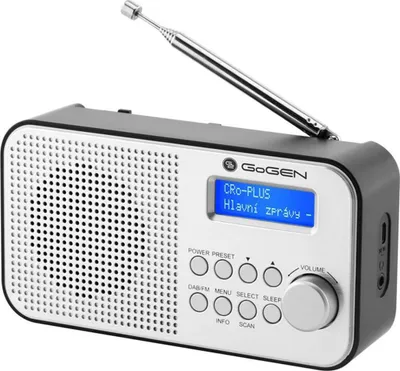 Obrázok produktu pre Rádioprijímač s DAB+ GOGEN DAB 300 N, strieborný